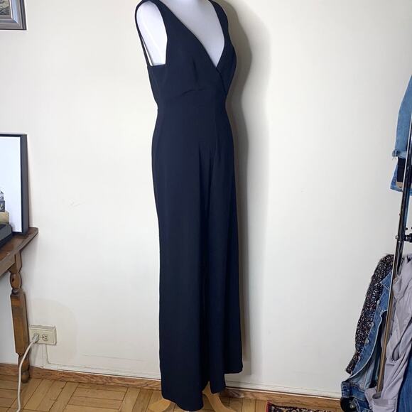 Wayf Anthropologie Black Curtis Wide Leg Jumpsuit - Picture 6 of 11
